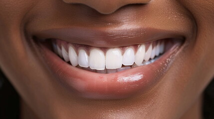 close up of a person with a smile and white teeth