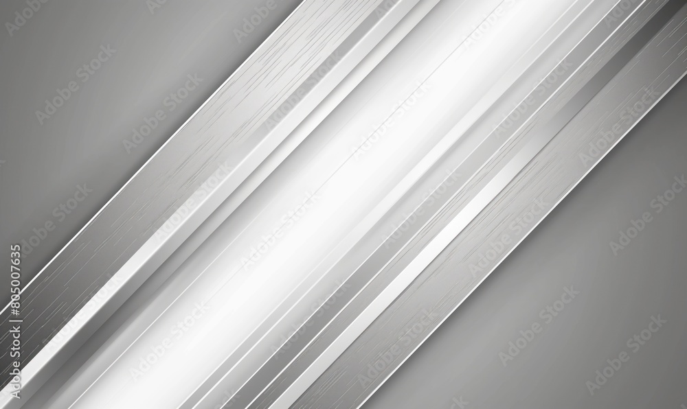 Poster silver border frame simple abstract background. backdrop for design and texts