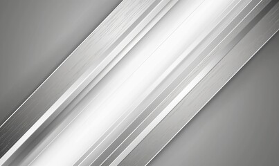 Obraz premium Silver border frame simple abstract background. Backdrop for design and texts