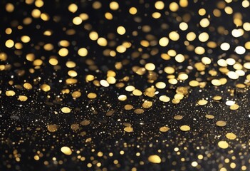 'confetti gradient gold glitter Black texture background Galaxy abstract bright card celebrate...