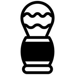 brush, man, shave, foam Icon