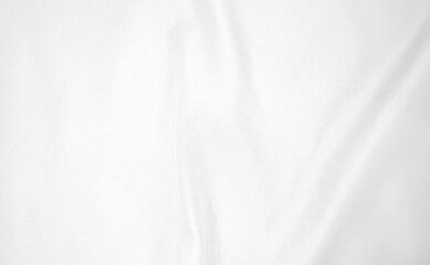 Soft white wrinkled fabric for graphic design or wallpaper
