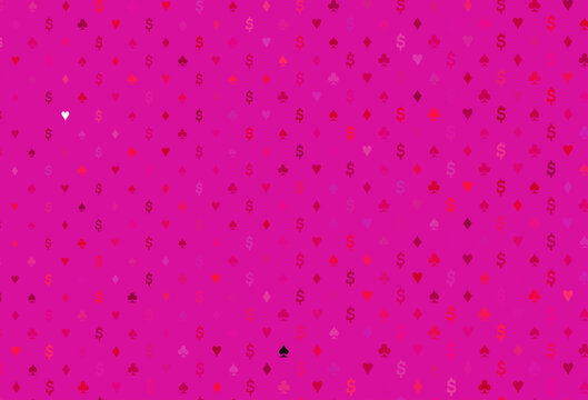 Light purple, pink vector layout with elements of cards.