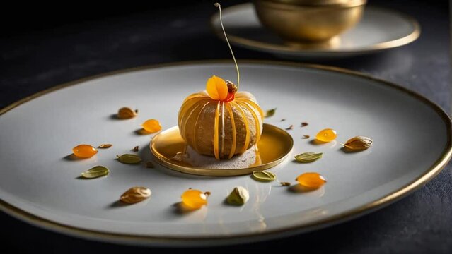 cake with physalis
