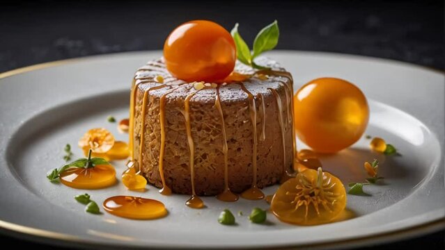 cake with physalis