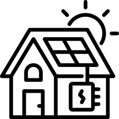 Solar panel icon