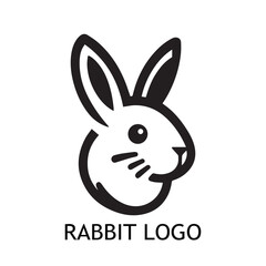 illustration of a rabbit LOGO design