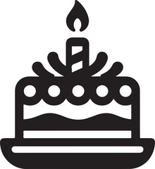 birthday cake with candles