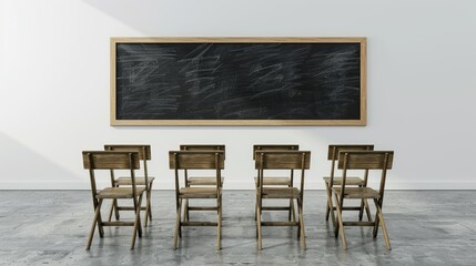 modern and minimalist classroom backgrounds concept