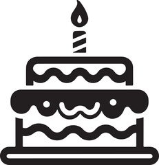 birthday cake with candles