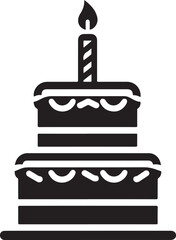 birthday cake with candles