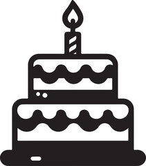 birthday cake with candles