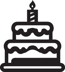 birthday cake with candles