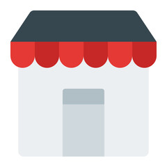Retailer flat icon