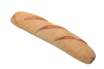 French baguette with bran