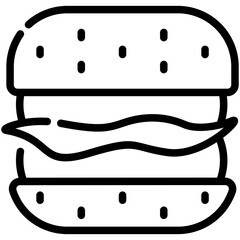 burger line icon