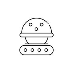 Robotics Technology Vector Illustration Icon Design
