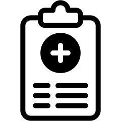 report, medical report, clipboard, document, hospital Icon