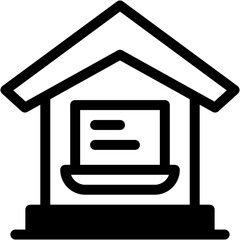 freelance, Work From Home, freelancer, teleworking, telecommuting Icon