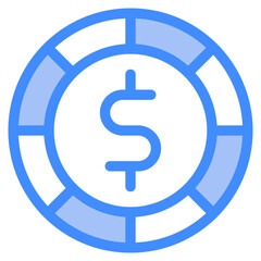 dollar, coin, currency, money, cash Icon