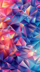 Seamless vivid with subtle effects in a geometric backdrop