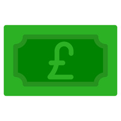 pound sterling, banknote, country, money, cash Icon