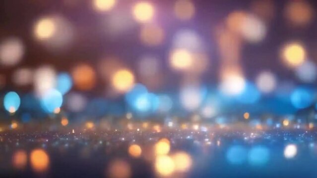 Blue disco boken background