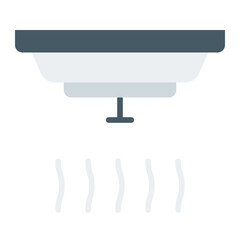 Smoke Detector flat icon