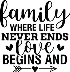 family svg design and t-shirt design