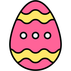 decorated, easter, egg, celbration, day Icon