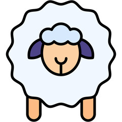 Animal, lamb, sheep, wool, farm Icon