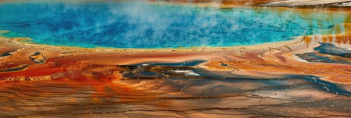 Exploring the Grand Prismatic Spring in National Park, Wyoming: A Stunning Natural