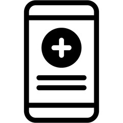 mobile, mobile appointment, online, doctor, healthcare Icon