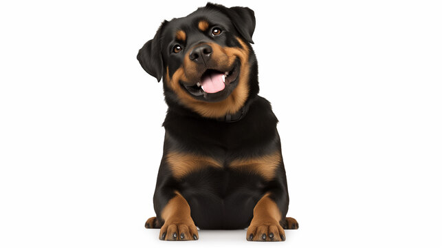 Akbash Rottie Dog: Confident and Friendly Smile