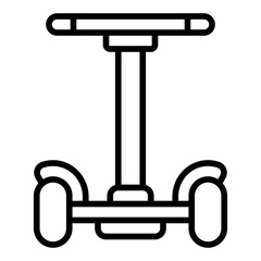 Segway line icon