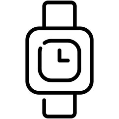 watch line icon