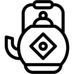 kettle, tea, heart , love and romance, miscellaneous, valentines day, valentine Icon