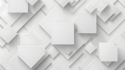 Obraz premium abstract white square background