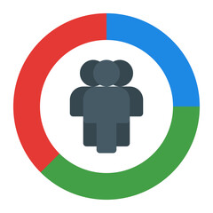 Demographic Analysis flat icon
