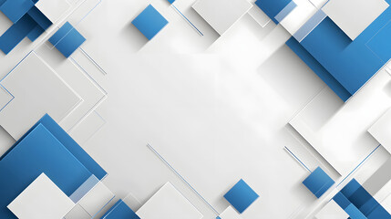 abstract blue and white square background