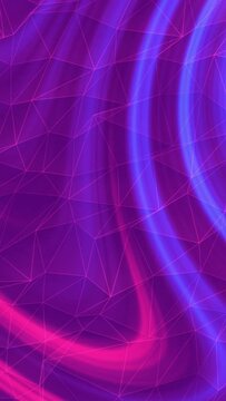 Abstract  polygon tech network with connect technology background. Abstract lines texture background. 3d rendering.