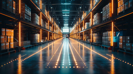 Digital and data enabled Distribution Center to manage modern Logistics