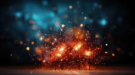 Fototapeta premium festive salute