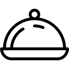 food, dinner, river plate, restaurant, valentine day Icon