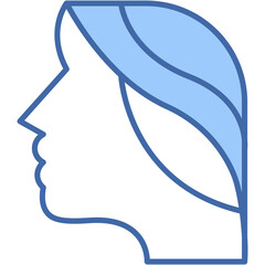 Female, person, woman, girl, face Icon