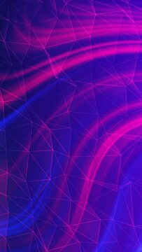 Vertical background abstract  polygon tech network with connect technology background. 