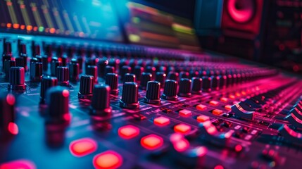 Fototapeta premium With cutting-edge technology, recording equipment empowers creators to unleash their creativity, bringing their artistic visions to life with clarity and depth.