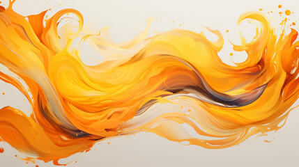 Paint splash  orange, Yellow