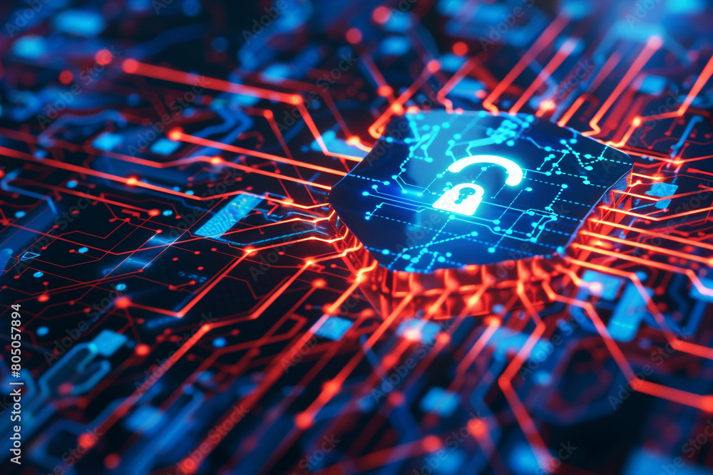 Poster cybersecurity detail real time malware alerts antivirus scanning and proactive defense for secure on