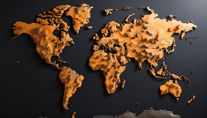 World map - abstract background